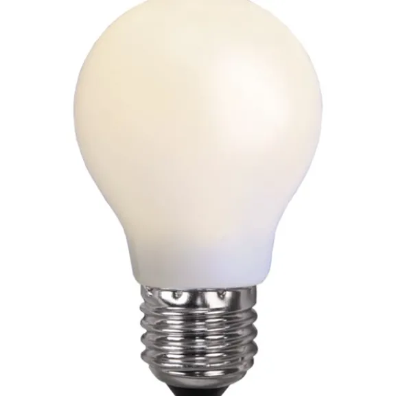 LED-lampa E27 normal 0,9W opal