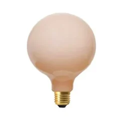 LED-lampa Glob 125mm pink E27 4W 1800K dimbar