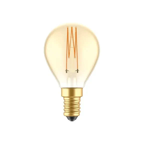 LED-lampa Golden Carbon Line Cage 3,5W E14 klot dimbar