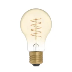 LED-lampa Golden Carbon Line Curved Spiral 4W E27 normal dimbar