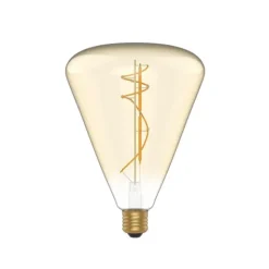 LED-lampa Golden 8,5W E27 cone dimbar