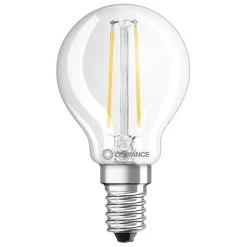 Led-lampa klot E14 klar 5,5W