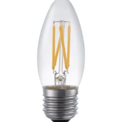 LED-lampa kron 4W(40W) E27 klar, dimbar