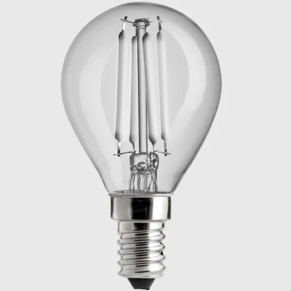LED-lampa UNI-WHITE klot klar E14 2W 2700K dimbar