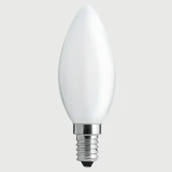 LED-lampa UNI-WHITE kronljus opal E14 2W 2700K dimbar