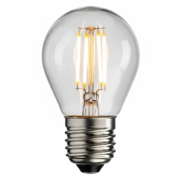 LED-lampa WARM GLOW klot klar E27 4W 2100K dimbar