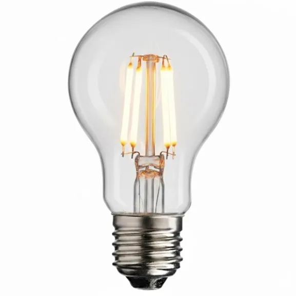 LED-lampa WARM GLOW normal klar E27 4W 2100K dimbar