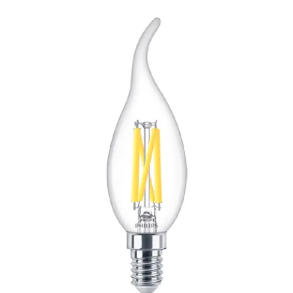 LED-lampa 3,4W(40W) kronljus E14 klar, dim to warm