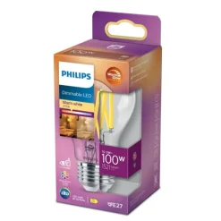 LED-lampa 10,5W(100W) normal E27 dim to warm