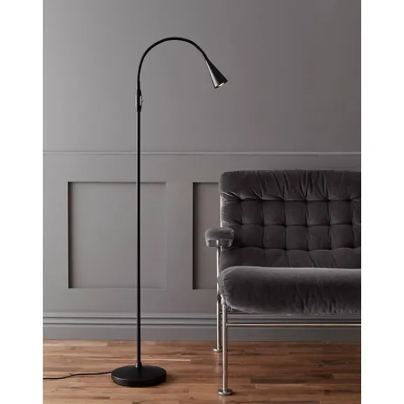 Ledro LED golvlampa, mattvit 124cm