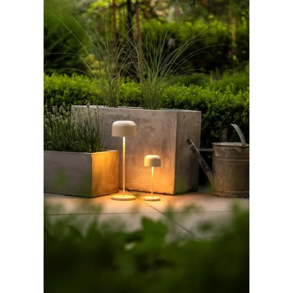 Lille bordslampa usb 2200K/2700K dimbar Sand
