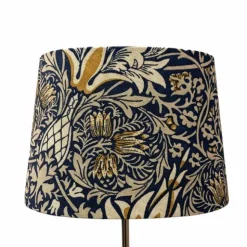 Linus 23 oval Lampskärm Snakeshead, blå