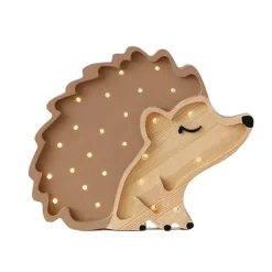 Little Lights Hedgehog Bordslampa, Autumn Brown