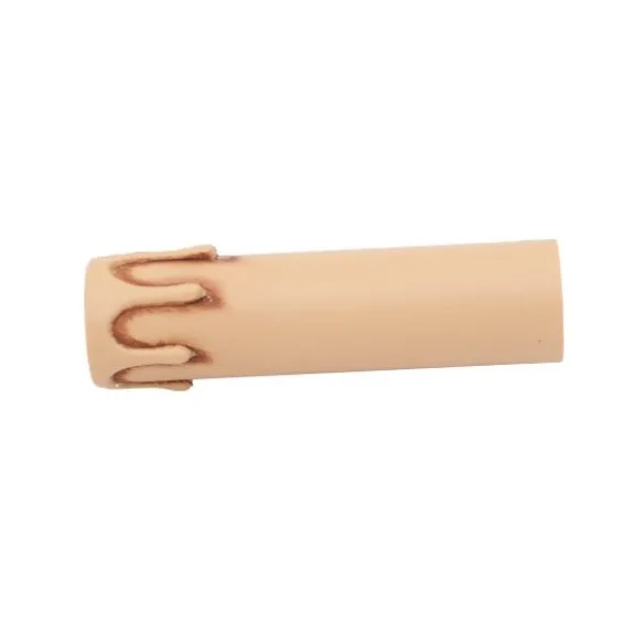 Ljusimitationshylsa E14 85 mm antik