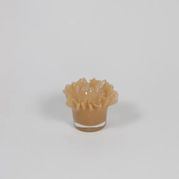 Loa ljuskopp beige 14 cm