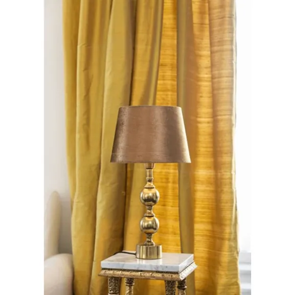 Lola lampskärm, gold 26cm