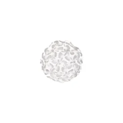Lora medium pendel, vit 45cm