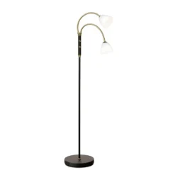 Lucid LED-golvlampa 2 L Opal-Antik