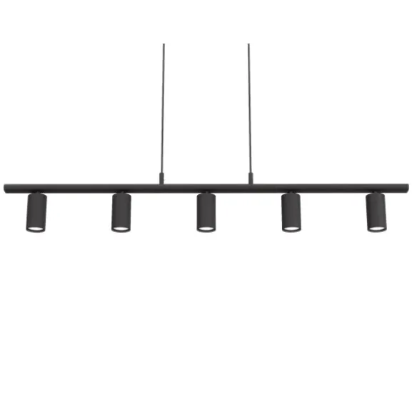 Lucy linear pendel 5 flat svart