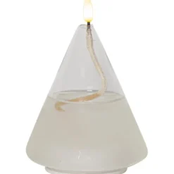 Lykta Flamme Float Transparent 15,5cm