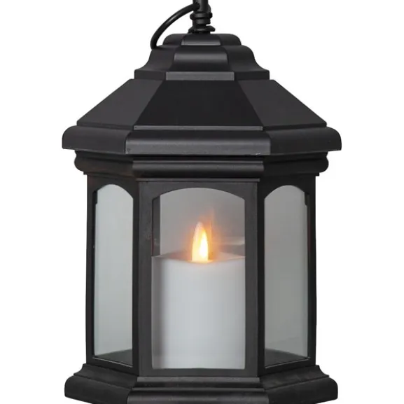 Lykta Linta Svart 26cm