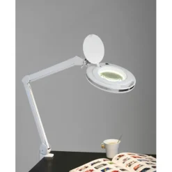 MAGNI Bordlampa Magnifying large Vit