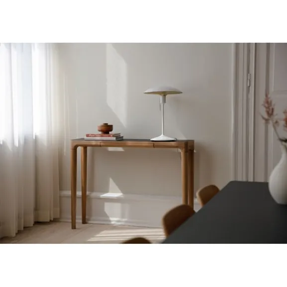 Manta Ray bordslampa, White & Brass