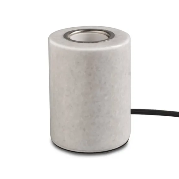 MARBLE bordsarmatur white polished 1,8m textilkabel
