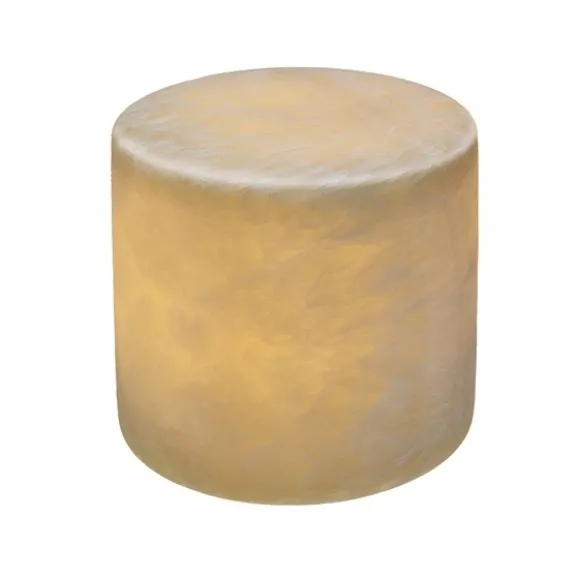 Marble ljusdekoration silk beige matt finish X large