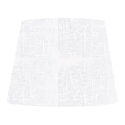 Matz lampskärm 25 Linne Vit