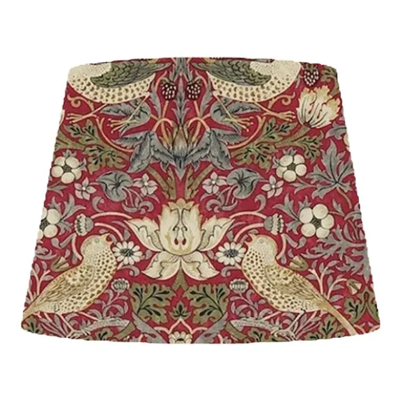 Matz lampskärm 35 Strawberry Thief Crimson/Slate