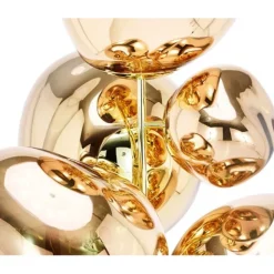 Melt Chandelier golvlampa, guld 175cm