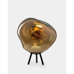 Melt Portable Floor/Hanging Gold Black LED UN