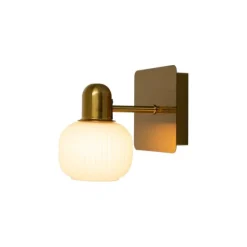 MESSINA vägglampa matt mässing