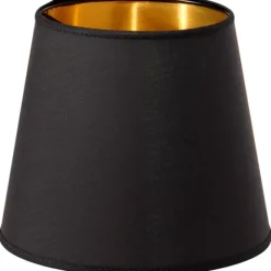 Mia Lampskärm Svart/Guld 20cm