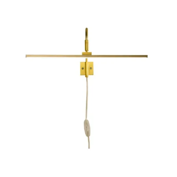 MIRO tavelbelysning LED, guld 16cm