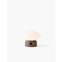 Mist Portabel bordslampa AP21 Grigio Caldo base Opal Glass