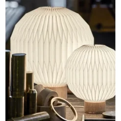 Model 375 bordslampa small, vit/ek