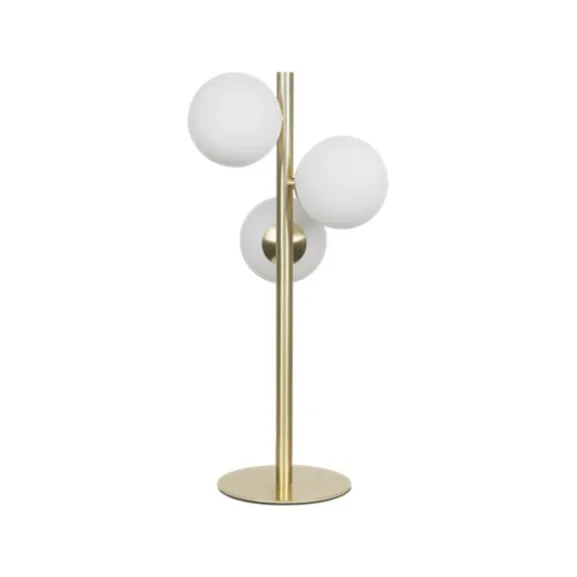 Molekyl bordslampa, matt mässing/opal