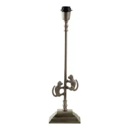 Monkeys Lampfot Antik silver 14,5cm