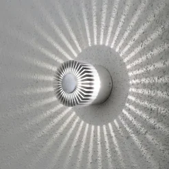 Monza vägglykta 3W LED, anodiserad 9cm
