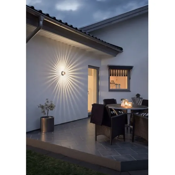 Monza vägglykta 3W LED, anodiserad 9cm