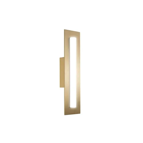 Moon vägglampa, borstad mässing 36cm