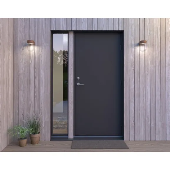 Moon vägglampa IP44 rust struktur LED