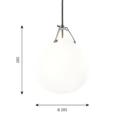 Moser 205 pendel, opal 20,5cm