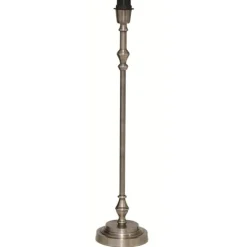 Nelly Lampfot Hög Antik silver 15cm