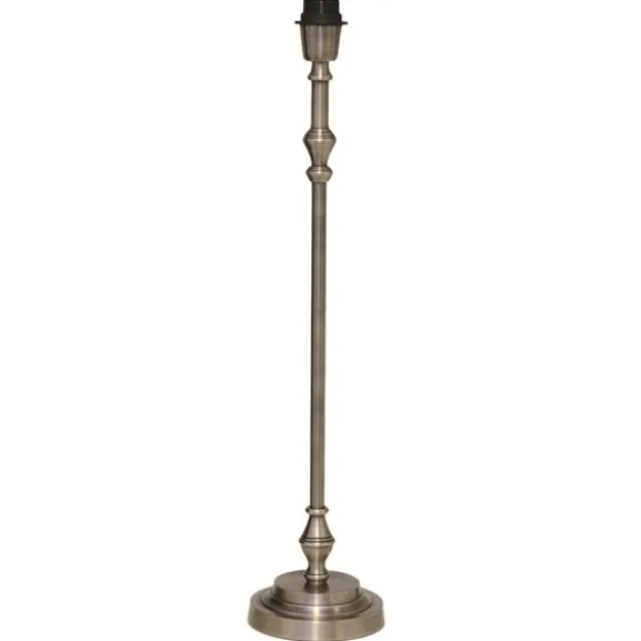 Nelly Lampfot Hög Antik silver 15cm