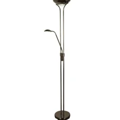 NICE golvlampa uplight svartkrom