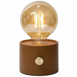 NO CABLE BATTERY brown bordslampa LED