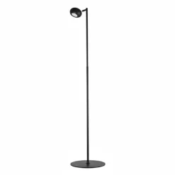 NO CABLE black golvlampa uppladdningsbar LED